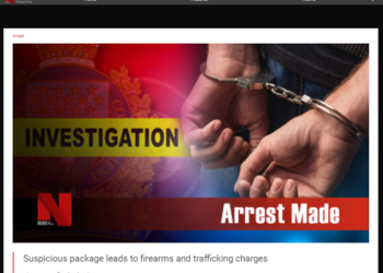 Suspicious package leads to firearms and trafficking charges News 4 (1).